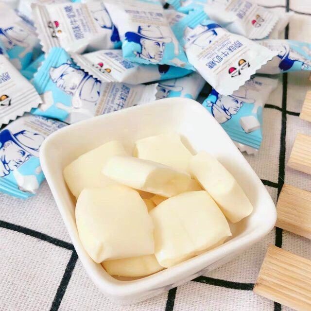 KẸO SỮA CHUA ÔNG GIÀ NỘI ĐỊA ĐÀI LOAN HŨ 300G ĂN VẶT SIÊU NGON