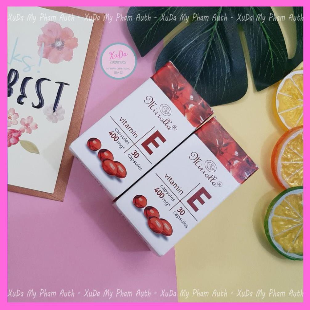 Vitamin E Đỏ Nga mẫu mới lọ nhựa 30 viên Hàm Lượng 270mg và 400mg | Thế Giới Skin Care