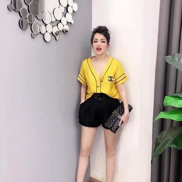 Sét đồ nữ và chân váy bò kéo khóa