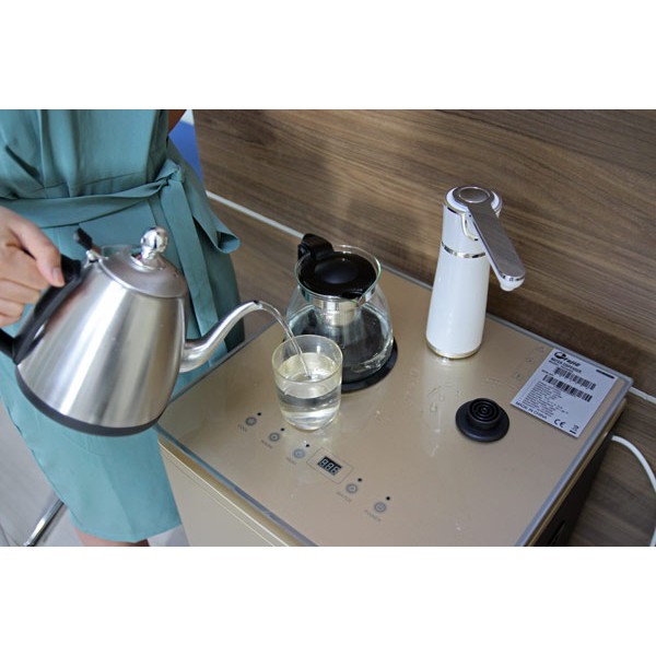 Cây nước nóng lạnh kết hợp bàn pha trà, cafe FujiE WD3000E