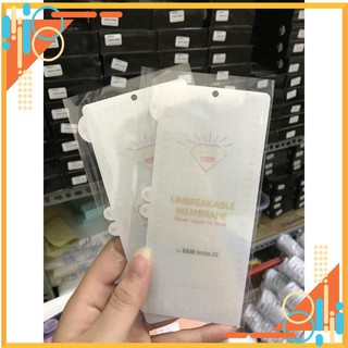 Dán dẻo ppf samsung note 20/ note 20 ultra trong suốt