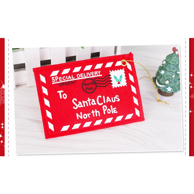 Thiệp Giáng Sinh Bằng Vải Không Dệt Có Thể Đặt Kẹo