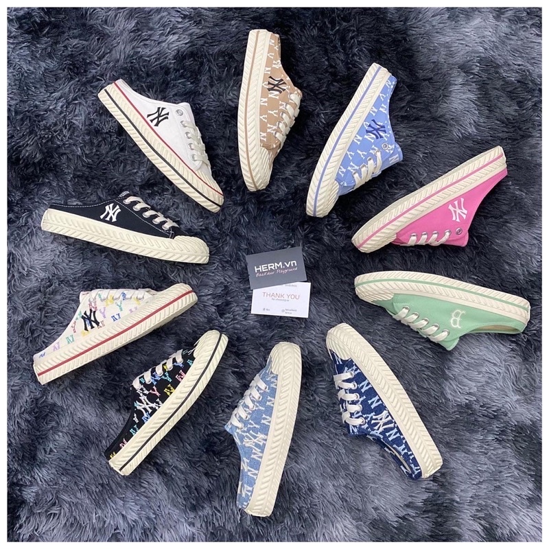 Giày đạp gót Sneaker M.L.B PlayBall Mule