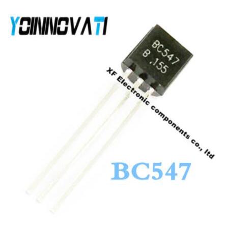 Set 100 Linh Kiện Điện Tử Bc547 Bc547B 0.1a / 45v Npn To-92 Chất Lượng Cao