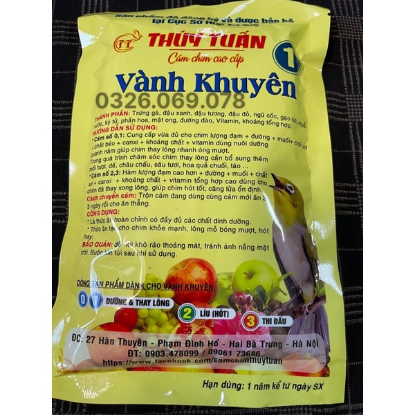 Cám Thuý Tuấn Vành Khuyên số 1 cao cấp gói 200g