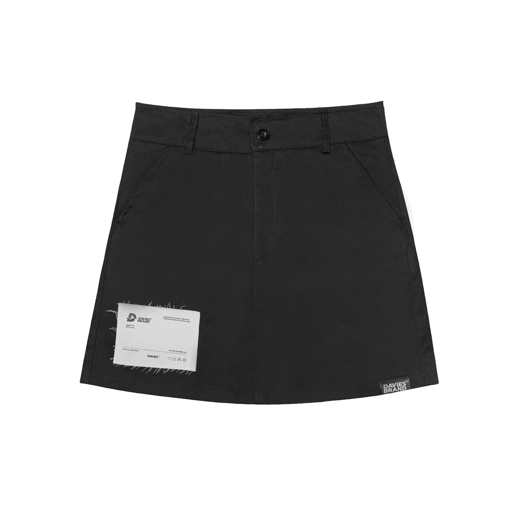 [Mã SKAMCLU7 giảm 10% Tối Đa 50K đơn 0Đ] Chân váy nữ chữ a dáng ngắn kaki Davies Label Skirt | BigBuy360 - bigbuy360.vn