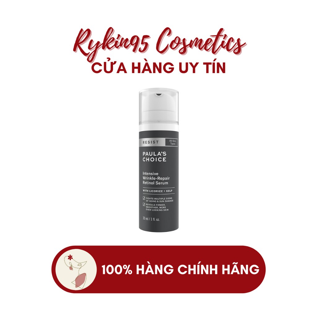 [CHÍNH HÃNG] Serum chống nhăn sâu chứa Retinol Paula's Choice Resist Intensive Wrinkle - Repair Retinol Serum