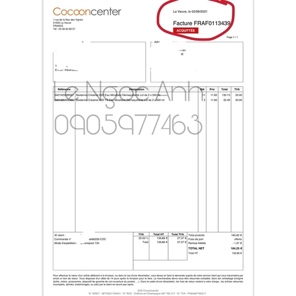 Nước tẩy trang Bio 500ml