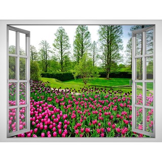 Tranh dán tường Cửa Sổ 3D Cảnh Đẹp Thiên Nhiên VT-0011 new