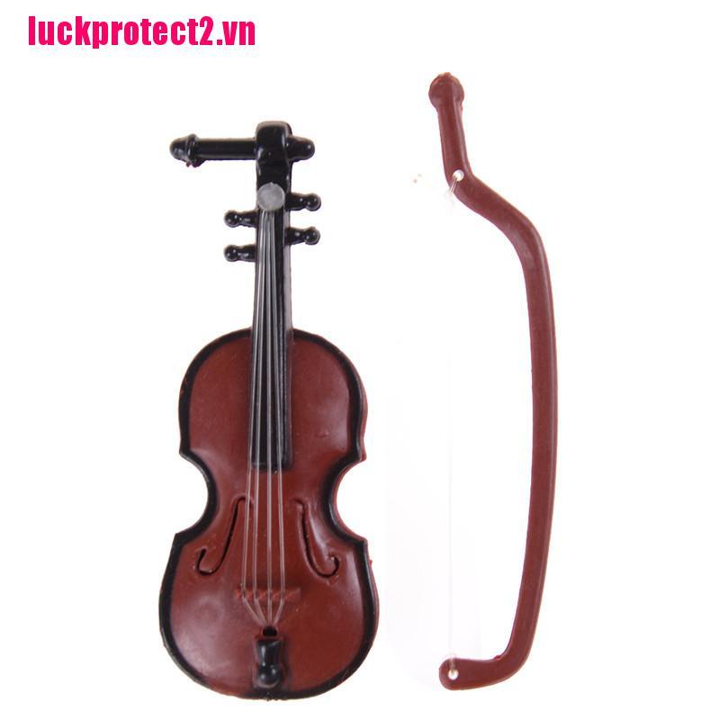 Mô Hình Đàn Violin Mini Tỉ Lệ 1: 12 Dùng Để Trang Trí