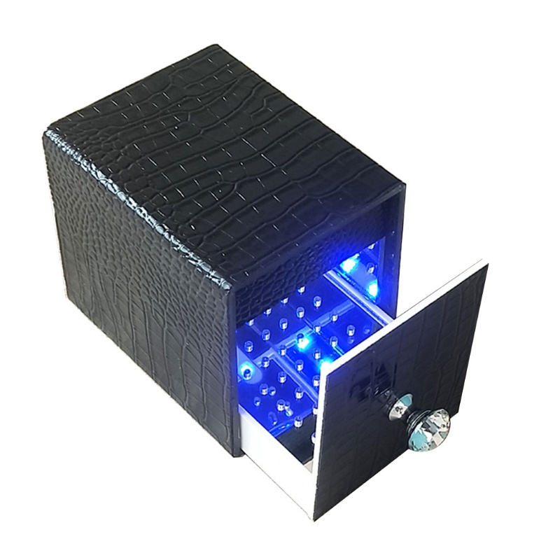Hộp Dụng Cụ Vệ Sinh Điện Thoại Chống Bụi 40 Lỗ Sạc USB Tiện Dụng