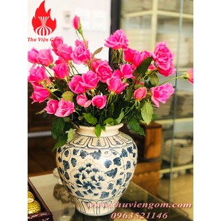 Vò cắm hoa men rạn Bát Tràng ( 6 mẫu )