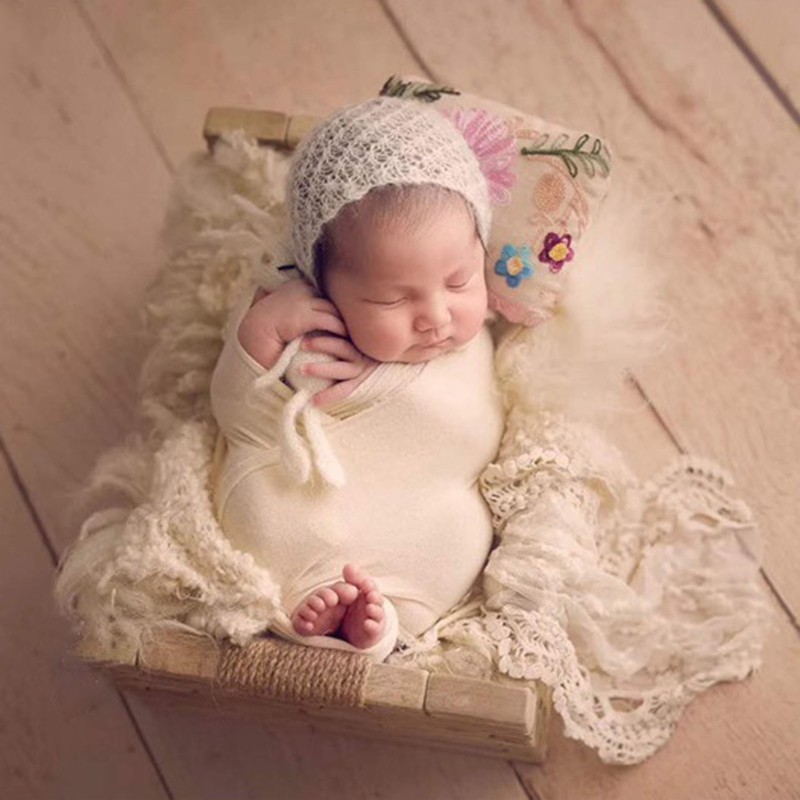 Chăn ren quấn em bé đa năng làm đạo cụ chụp ảnh thoải mái thoáng khí