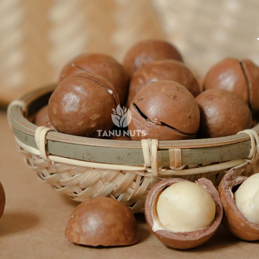 Hạt macca Úc nứt vỏ TANU NUTS, hạt macca nhập khẩu Úc đã rang sấy tốt cho bà bầu