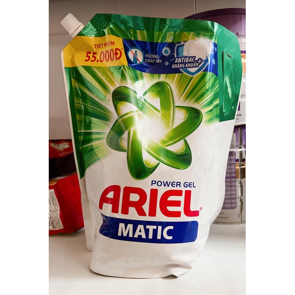 NƯỚC GIẶT ARIEL MATIC POWER GEL TÚI 2,3KG