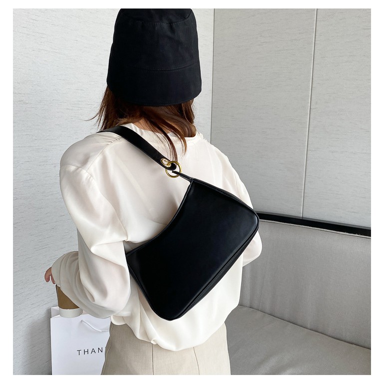Túi Xách Tay Màu Trắng Thiết Kế Giản Dị Thời Trang