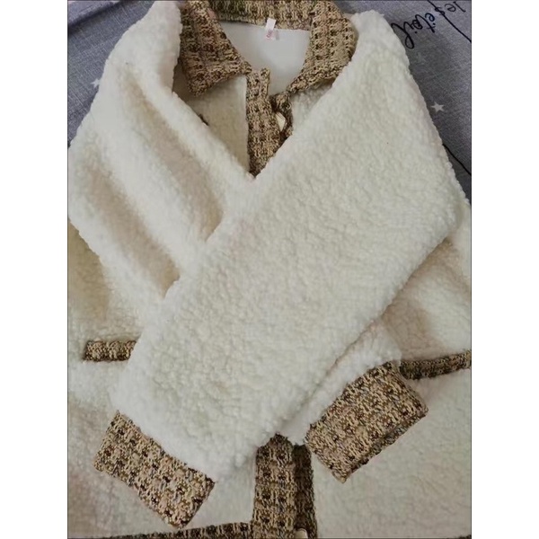 Áo khoác lông cừu nữ siêu xinh