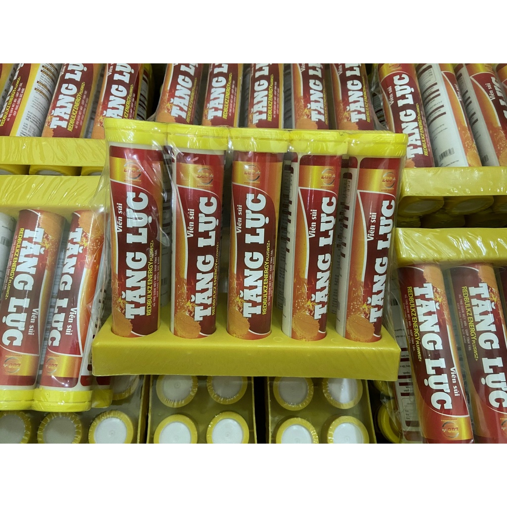 Viên sủi tăng lực giúp giảm mệt mỏ và tỉnh táo Redbulkzenergy Pluswsz+