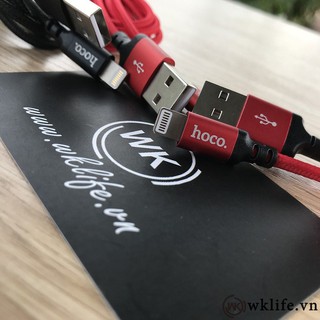 Cáp Lightning Hoco X14 dành cho Iphone Ipad, dài 01m