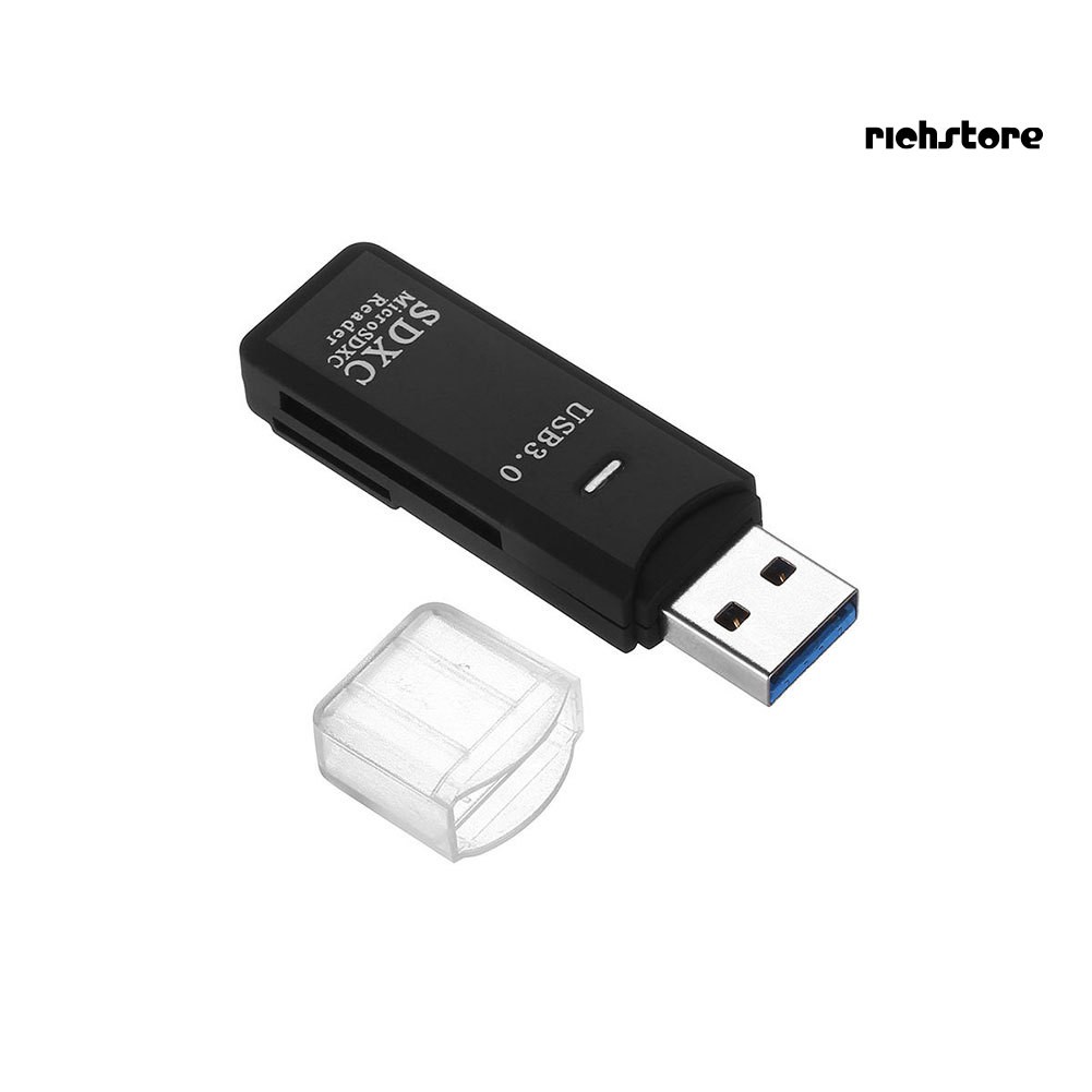 Đầu Đọc Thẻ Nhớ Usb 3.0 2 Trong 1 Cho Micro Sdxc Tf T-flash