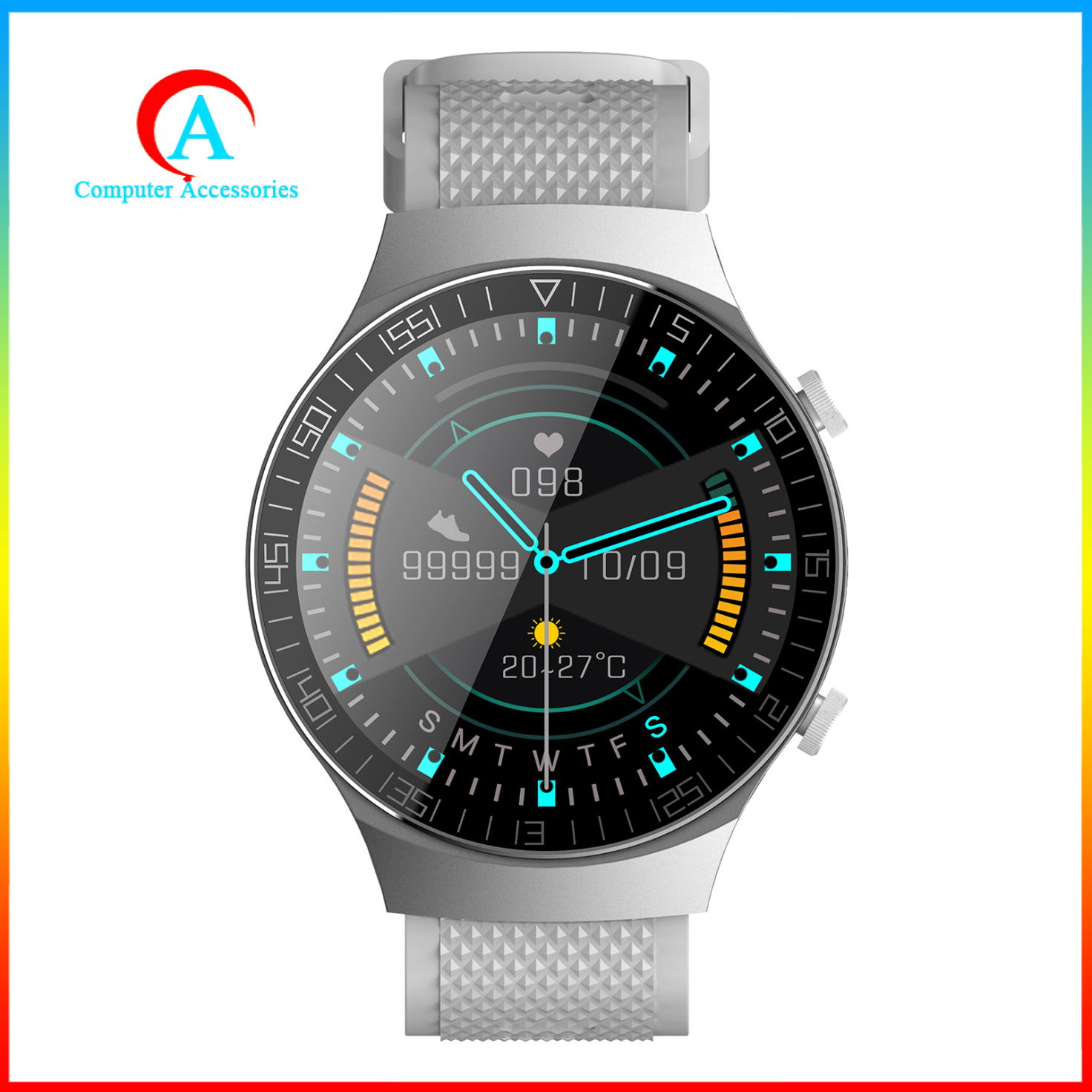 ANDROID Đồng Hồ Thông Minh 1.28 &quot;Bluetooth 4.0 Chống Nước Kèm Phụ Kiện