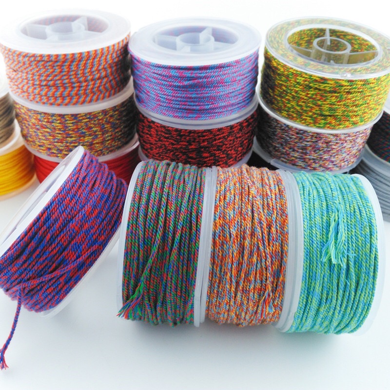 RẺ VÔ ĐỊCH  Dây dù bện xoắn đan vòng handmade 1mm   - Siêu đẹp_Dây hàng loại 1, PH803