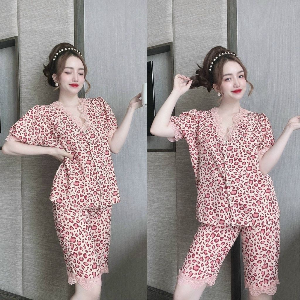 Đồ ngủ Pijama ❣️FREE SHIP❣️Đồ ngủ Nữ Dễ Thương Lụa Cao Cấp mềm mịn &lt; 63Kg