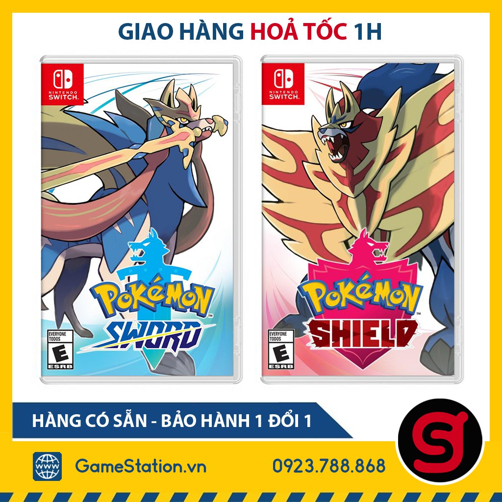 Game Pokemon Sword/Shield - Cho Máy Nintendo Switch