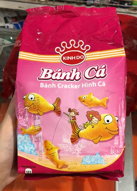 Bánh Cracker Hình Cá Mặn Kinh Đô