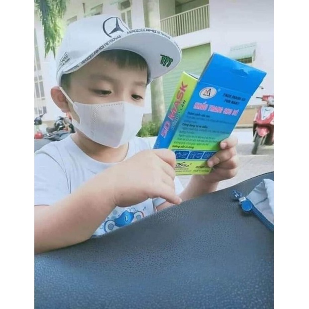 [Mã COSDAY giảm 8% đơn 150K] (Kid) Hộp khẩu trang 3d mask trẻ em chính hãng công ty Nam Anh 10 cái | BigBuy360 - bigbuy360.vn