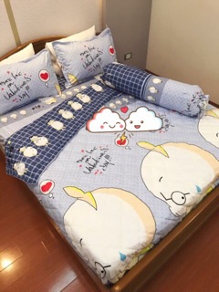Bộ chăn ga: chăn hè + ga gối poly sale