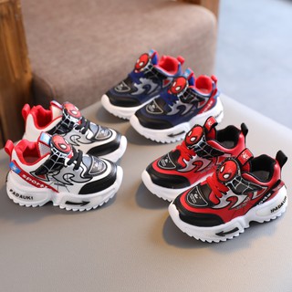 Giày Thể Thao Bé Trai Siêu Nhẹ Hình Siêu Nhân Quai Nhện ( 618 )