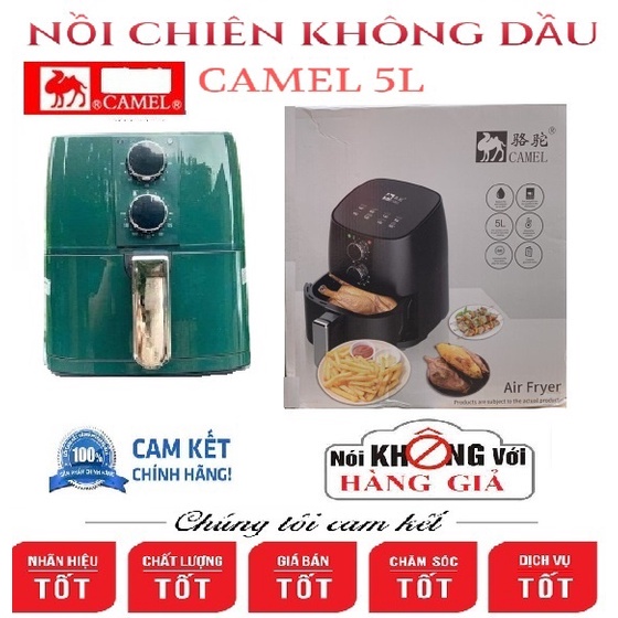 Nồi Chiên Không Dầu CAMEL 5L 6L 7L 8L Hàng Chính Hãng Giá Rẻ bảo hành 12 tháng