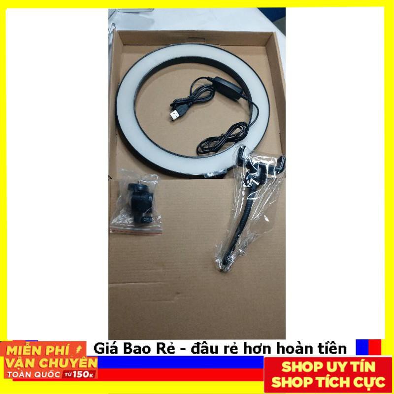 Siêu sale'' Đèn Livestream 26cm Full Bộ Gồm Chân Đèn Và Giá Đỡ Điện Thoại, Hỗ Trợ Bán Hàng, Make Up, Nối Mi