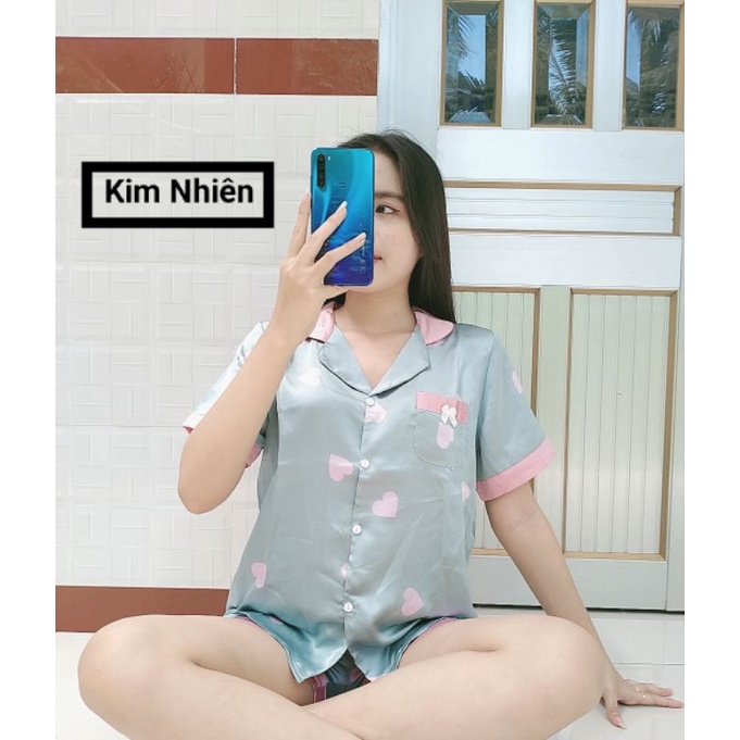 Đồ bộ tiểu thư quần đùi quần ngố mặc nhà gấm lụa xinh 🆕💲💲