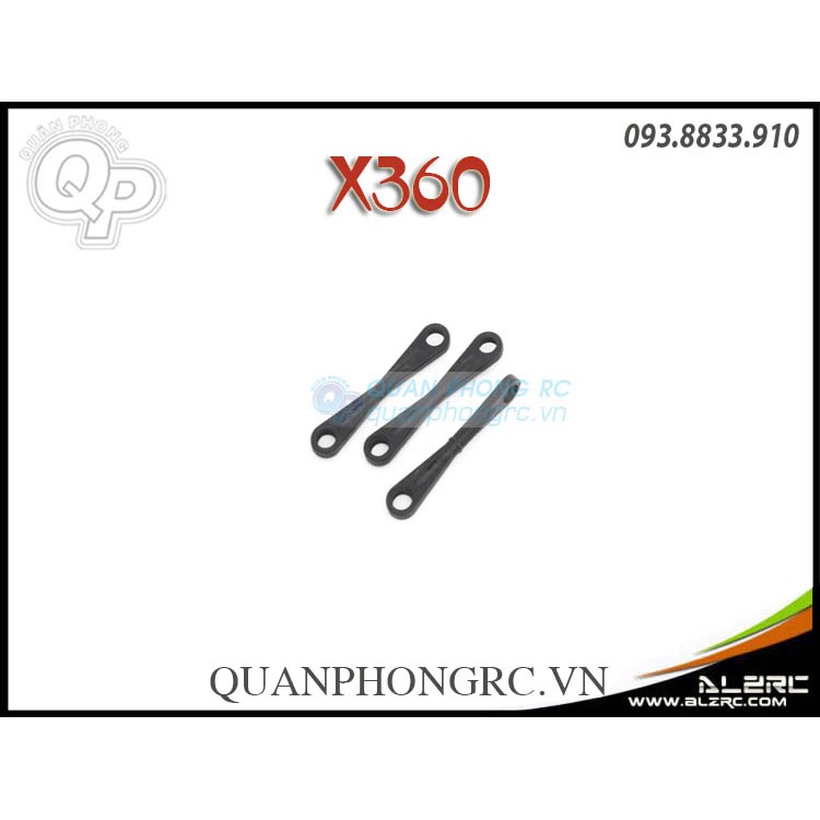 ALZ12 - Bộ Tay Link nhựa Swashplate Servo Pull Rod Set DX360-12
