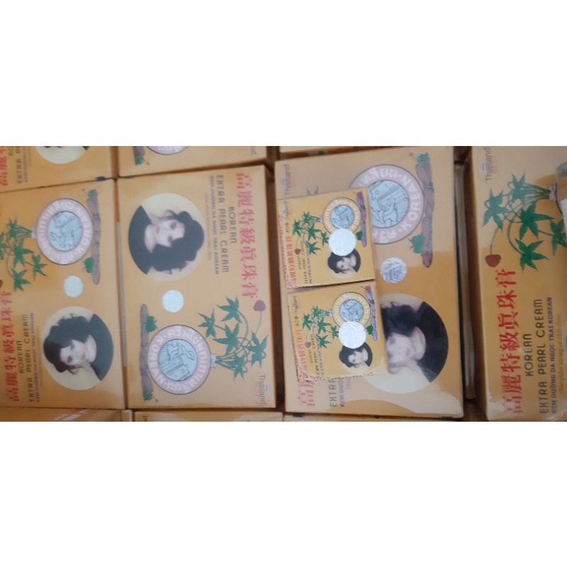 Lố 12 hũ kem sâm vàng thái lan