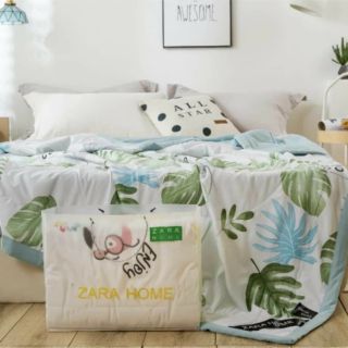 [Mẫu mới 2020]Chăn Đũi  Zara Home Mùa Hè Siêu Mát Sẵn Hàng