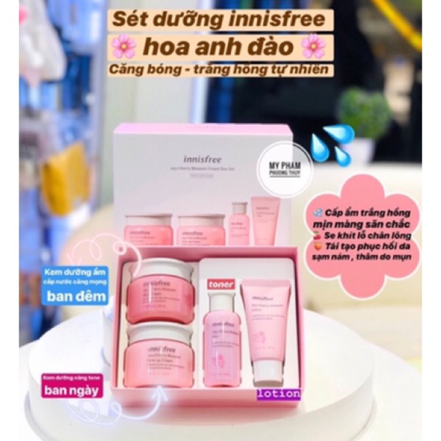 Set innisfree hoa anh đào 4 món