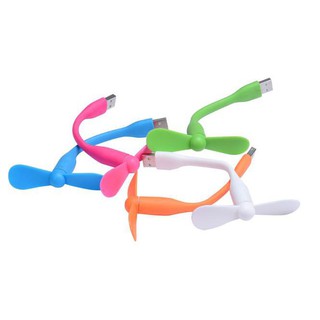 Quạt mini cổng USB uốn dẻo (giao màu ngẫu nhiên)