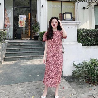 Váy hoa tay bồng