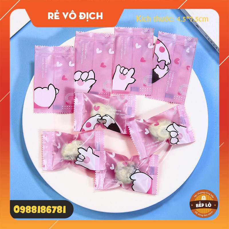 Túi đựng Kẹo Sữa Bánh Đồng Tiền Bánh Quy đủ mẫu SIÊU ĐẸP SIÊU DỄ THƯƠNG - set 100 túi