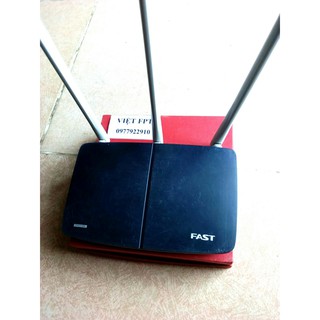 Freeship 99k TQ_Bộ thu phát wifi 3 râu FAST Đã sử dụng (Xanh đen)