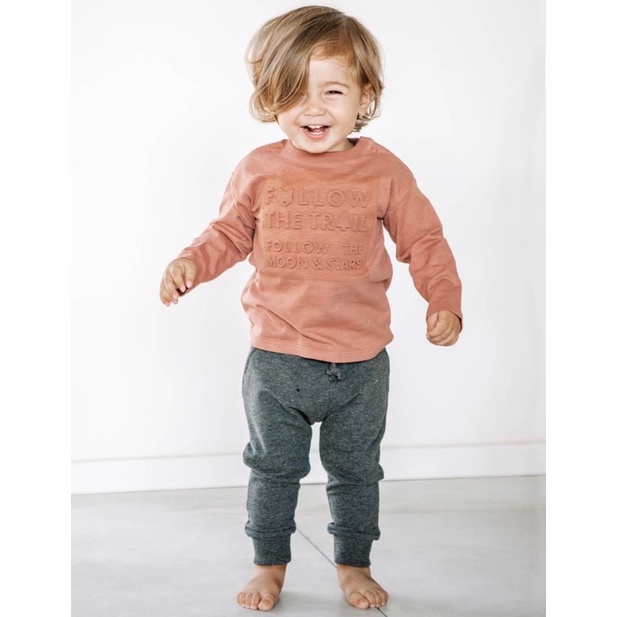 Bộ Thu Bé Trai Cotton Minene(quần giao mẫu ngẫu nhiên)