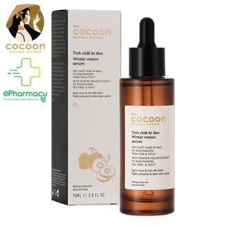 Serum Cocoon Tinh Chất Bí Đao - Cocoon Winter Melon Serum giảm nhờn, sạch mụn và mờ thâm 70ml