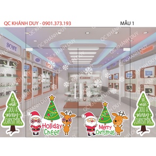Decal Trang Trí Noel