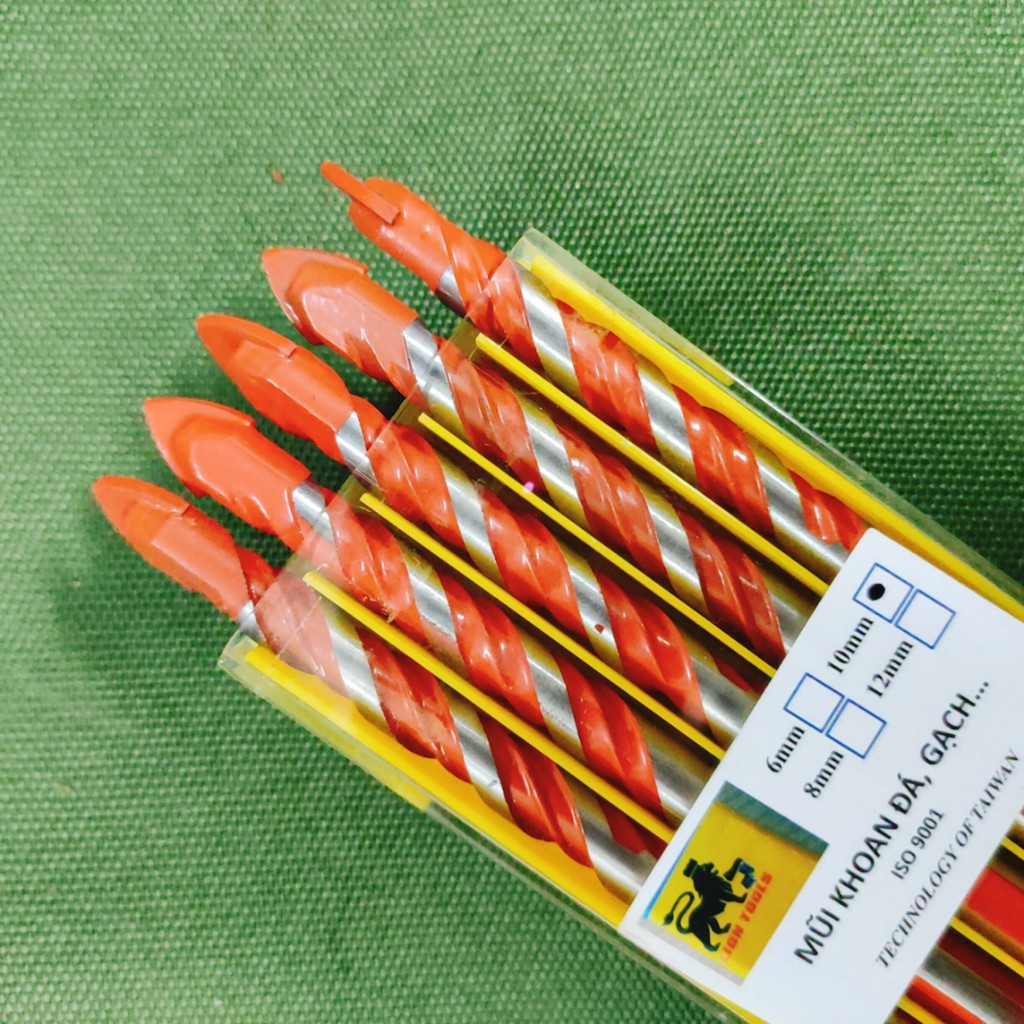 1 cái Mũi Khoan đa năng 10mm, khoan gạch men, kính, thủy tinh