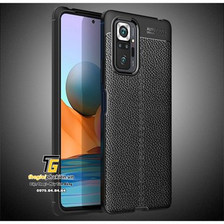 Ốp lưng Xiaomi Redmi Note 10 Pro silicon giả da Auto Focus