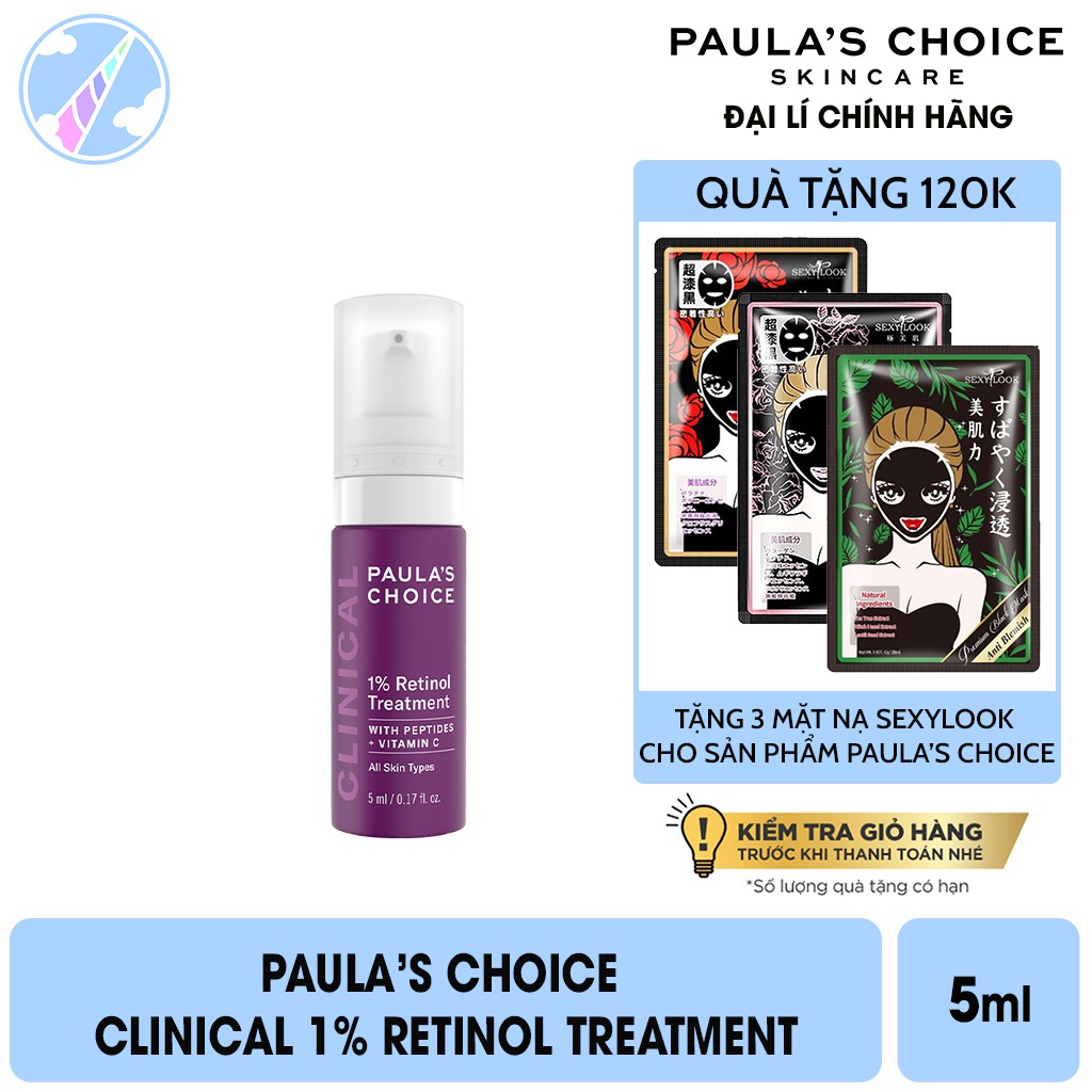 Tinh Chất Độc Đáo Cải Thiện Làn Da Chứa 1% Retinol Paula's Choice Clinical 1% Retinol Treatment Trial Size 5ml