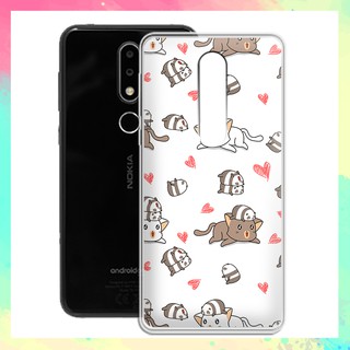 [FREESHIP ĐƠN 50K] Ốp lưng Nokia 6.1 plus/X6 in hình gấu trúc chibi cute - 01171 Silicone Dẻo
